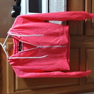 Nwot Vintage Sz S crop Hot pink spring hoodie